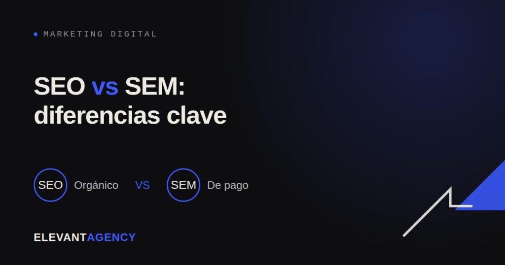 SEO vs SEM: Diferencias claves que debes conocer en 2026 SEO vs SEM principales diferencias